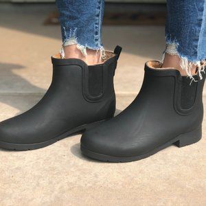 New🔥 Chooka Black Rain Boots Booties Fur